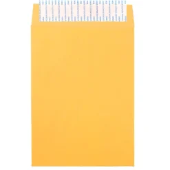 Sale JAM Paper 7.5 x 10.5 Kraft Open End Catalog Envelopes with Peel and Seal Closure, Brown Kraft Manila, Bulk 500/Box (13034230C)