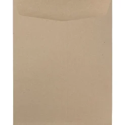 Outlet JAM Paper 9 x 12 Kraft Open End Catalog Envelopes, Brown Kraft Paper Bag, 100/Pack (6315446)