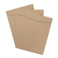 Hot JAM Paper 10 x 13 Kraft Open End Catalog Envelopes, Brown Kraft Paper Bag, 100/Pack (6315603)