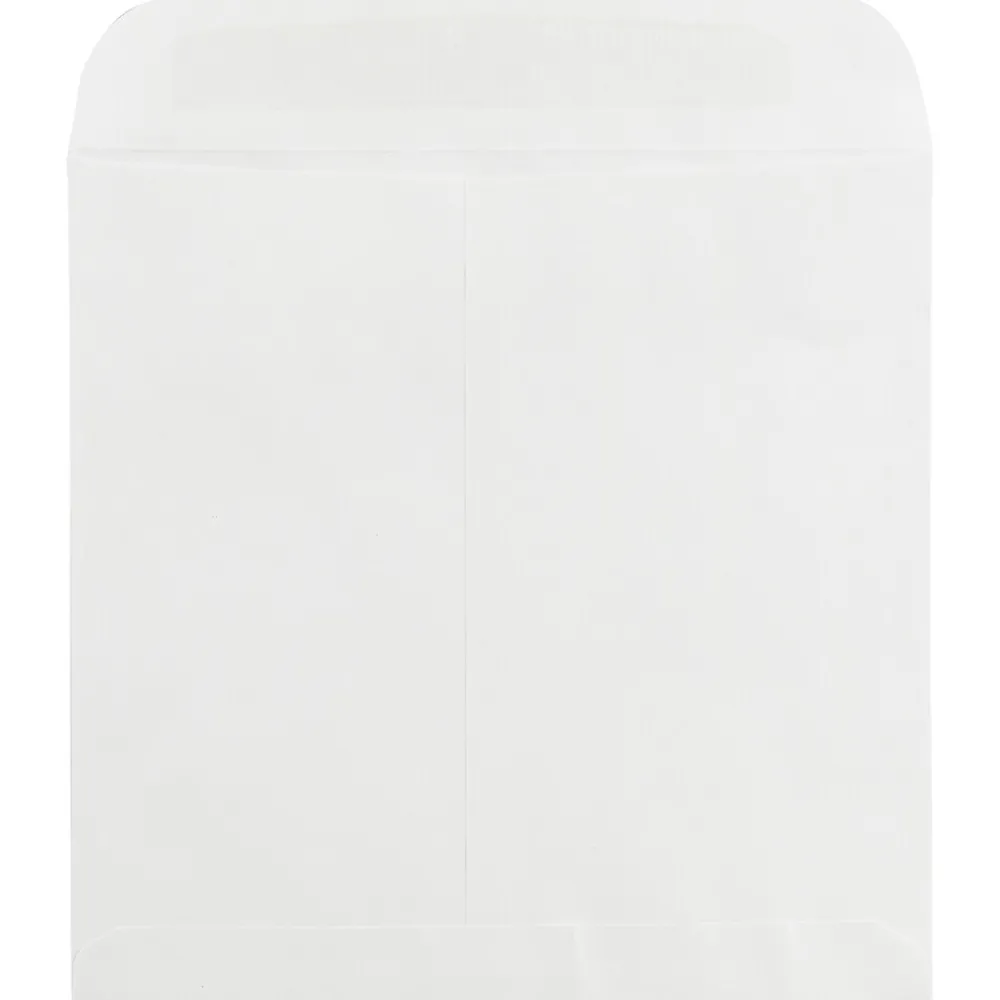 Clearance JAM Paper 11.5" x 11.5" Large Square Invitation Envelopes, White, 25/Pack (3992321)