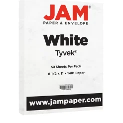 Multipurpose Paper*JAM Paper 8.5" x 11" Multipurpose Paper, 14 lbs., 100 Brightness, 50 Sheets/Pack (2179214491)