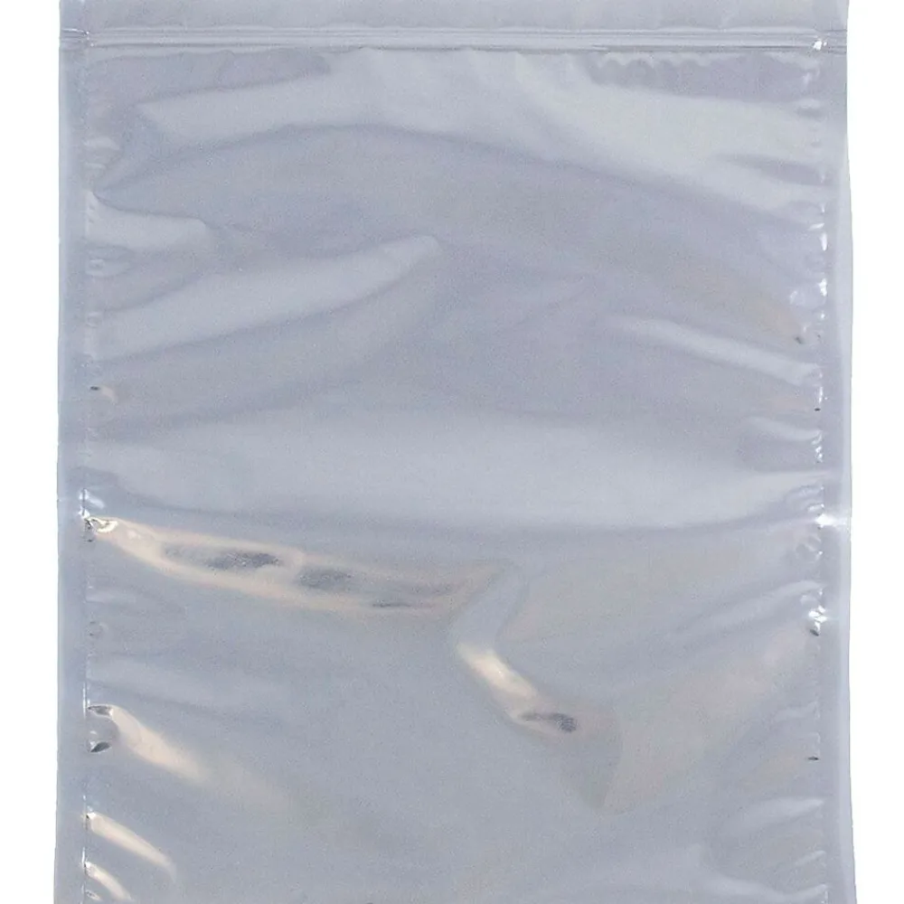 Outlet JAM Paper 9 x 12 Open End Catalog Foil Envelopes with Zip Closure, Clear, 25/Pack (300912A58A3)