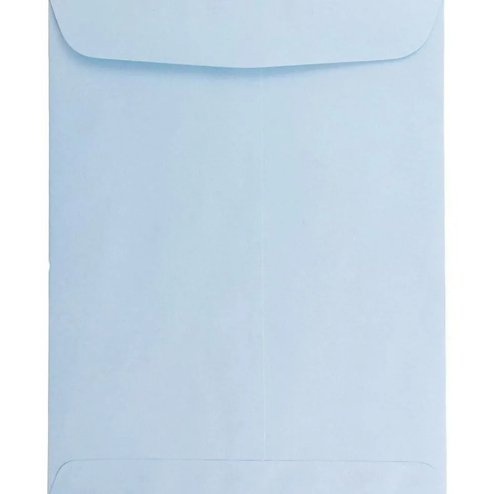 Outlet JAM Paper 9 x 12 Open End Catalog Envelopes, Baby Blue, 50/Pack (1532565i)