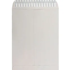 New JAM Paper 9 x 12 Open End Catalog Envelopes with Peel and Seal Closure, Light Grey, 10/Pack (12931115p)