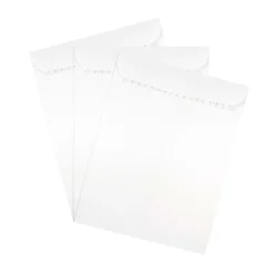 Online JAM Paper 9.5 x 12.5 Open End Catalog Envelopes with Peel and Seal Closure, White, Bulk 1000/Carton (356828781b)