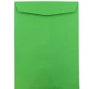 JAM Paper 9 x 12 Open End Catalog Colored Envelopes, Green Recycled, 25/Pack (80402a)