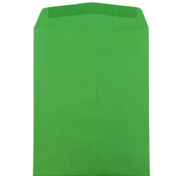 JAM Paper 9 x 12 Open End Catalog Colored Envelopes, Green Recycled, 25/Pack (80402a)