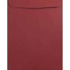 Clearance JAM Paper 10 x 13 Open End Catalog Envelopes, Dark Red, 50/Pack (31287541i)