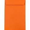 Outlet JAM Paper 6 x 9 Open End Catalog Colored Envelopes, Orange Recycled, 25/Pack (88129a)