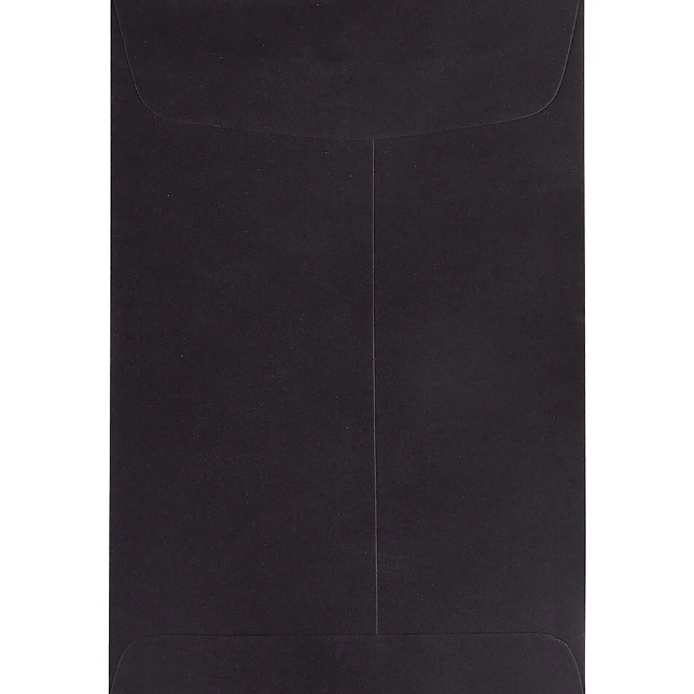 Sale JAM Paper 6 x 9 Open End Catalog Envelopes, Black, 50/Pack (88095i)