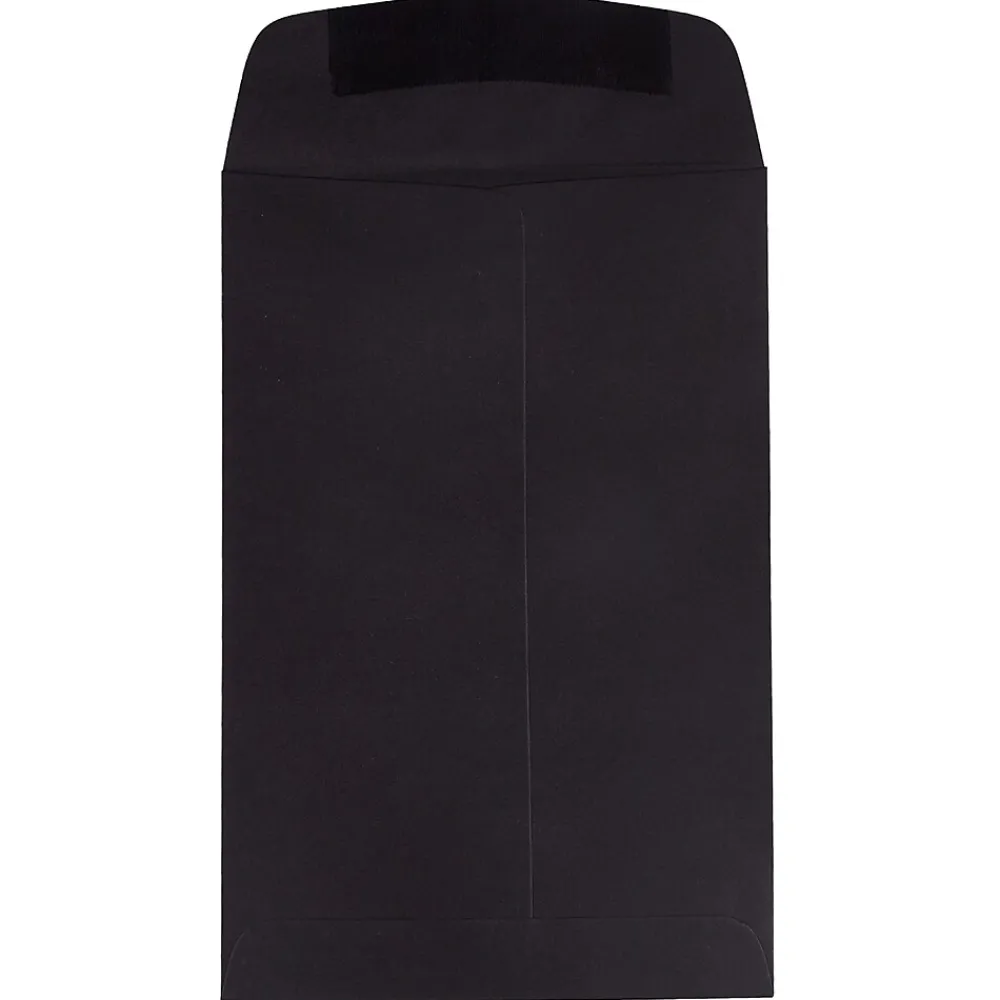 Sale JAM Paper 6 x 9 Open End Catalog Envelopes, Black, 50/Pack (88095i)