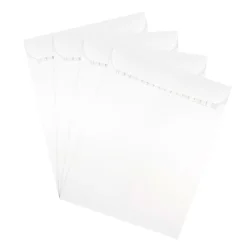 Outlet JAM Paper 10 x 13 Open End Catalog Envelopes with Peel and Seal Closure, White, 50/Pack (356828782i)