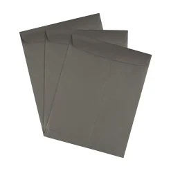 Outlet JAM Paper 10 x 13 Open End Catalog Envelopes, Dark Grey, 50/Pack (21285784i)