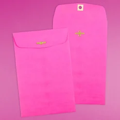 Hot JAM Paper ® 6 x 9 Open End Catalog Colored Envelopes with Clasp Closure, Ultra Fuchsia Pink, 25/Pack (900909024F)