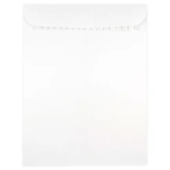 New JAM Paper ® 9 x 12 Open End Catalog Envelopes with Peel and Seal Closure, White, Bulk 250/Box (356828780D)