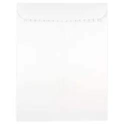 Online JAM Paper ® 9 x 12 Open End Catalog Envelopes with Peel and Seal Closure, White, Bulk 100/Pack (356828780C)