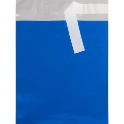 Hot JAM Paper 6.25 x 7.875 Open End Catalog Foil Envelopes with Self-Adhesive Closure, Blue, 25/Pack (1323271)