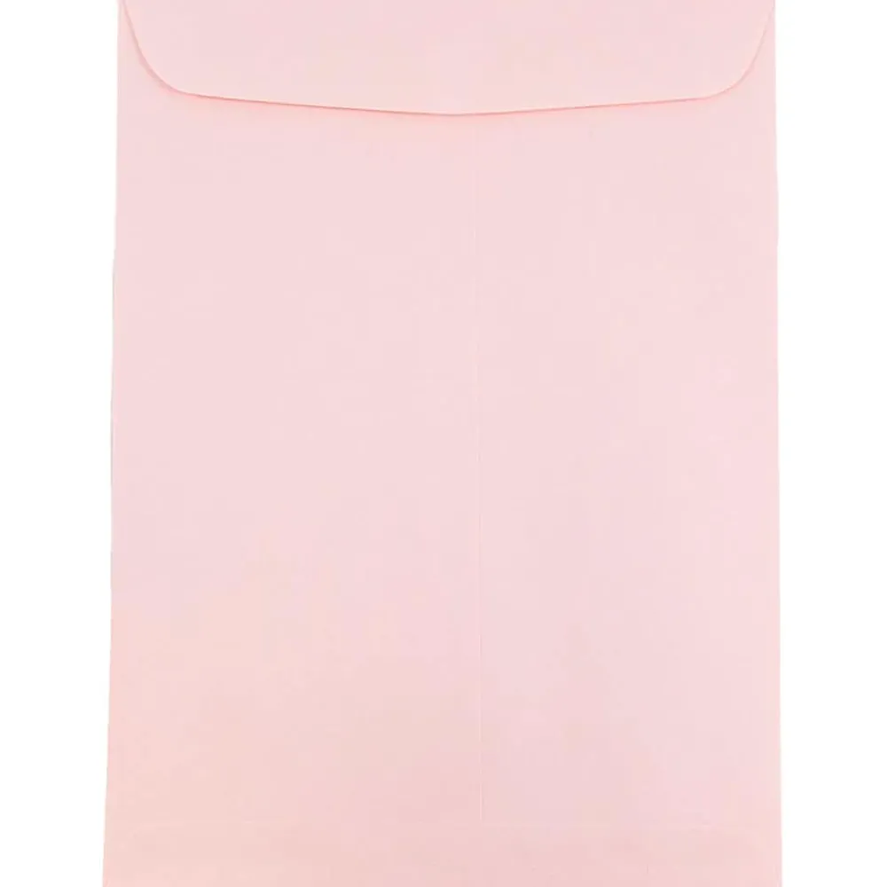 Online JAM Paper 6 x 9 Open End Catalog Envelopes, Baby Pink, 100/Pack (51285797)