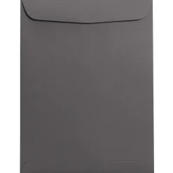 Discount JAM Paper 9 x 12 Open End Catalog Envelopes, Dark Grey, 100/Pack (21285783)