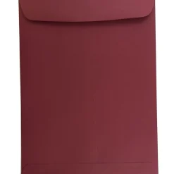 JAM Paper 10 x 13 Open End Catalog Envelopes, Dark Red, 100/Pack (31287541)