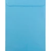 Sale JAM Paper 10 x 13 Open End Catalog Colored Envelopes, Blue Recycled, 100/Pack (87725)