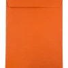 Sale JAM Paper 10 x 13 Open End Catalog Colored Envelopes, Orange Recycled, 100/Pack (87766)