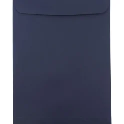 JAM Paper 10 x 13 Open End Catalog Envelopes, Navy Blue, 10/Pack (12828427f)