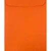 Discount JAM Paper 9 x 12 Open End Catalog Colored Envelopes, Orange Recycled, 100/Pack (80410)