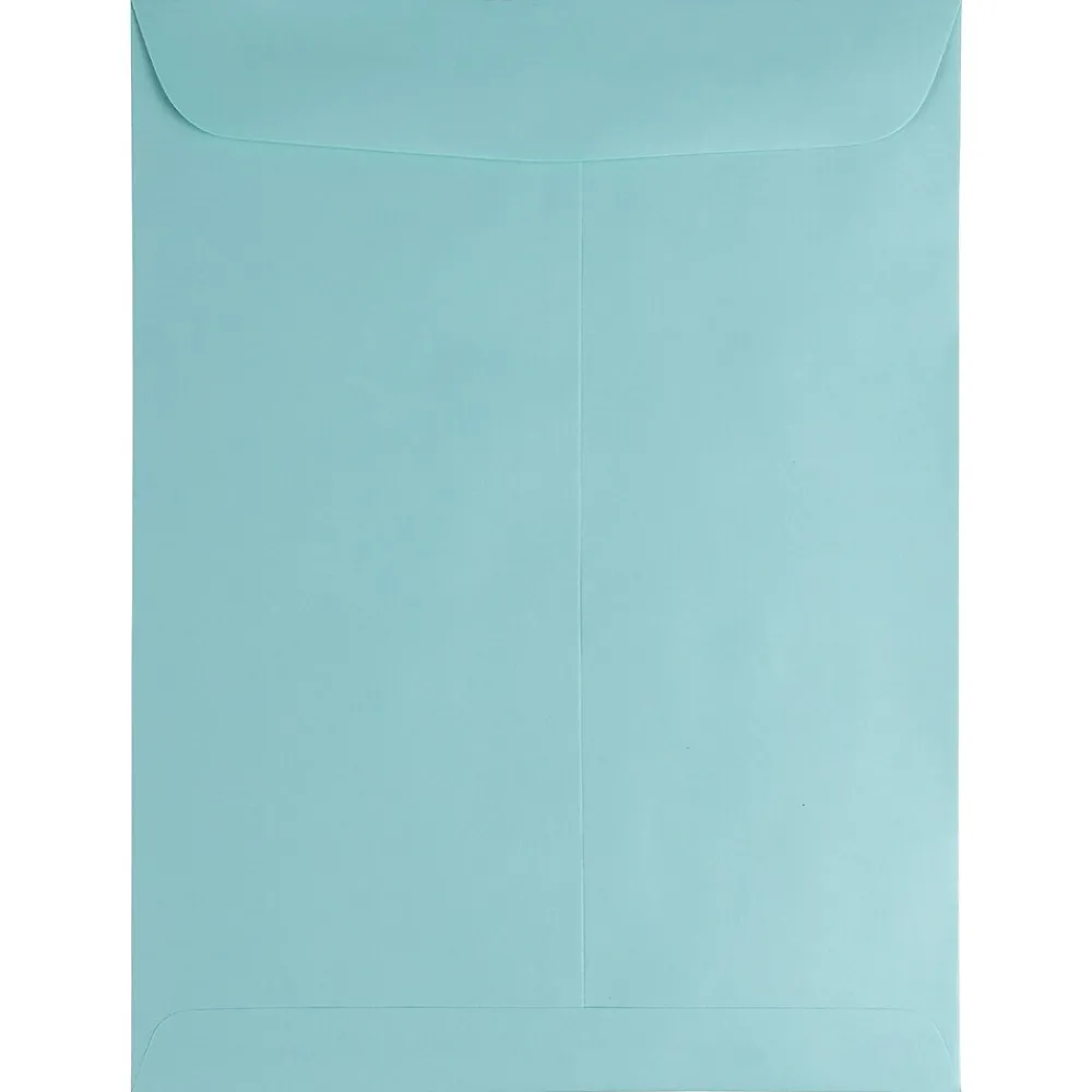 Discount JAM Paper 9 x 12 Open End Catalog Envelopes, Aqua Blue, 25/Pack (31287530)