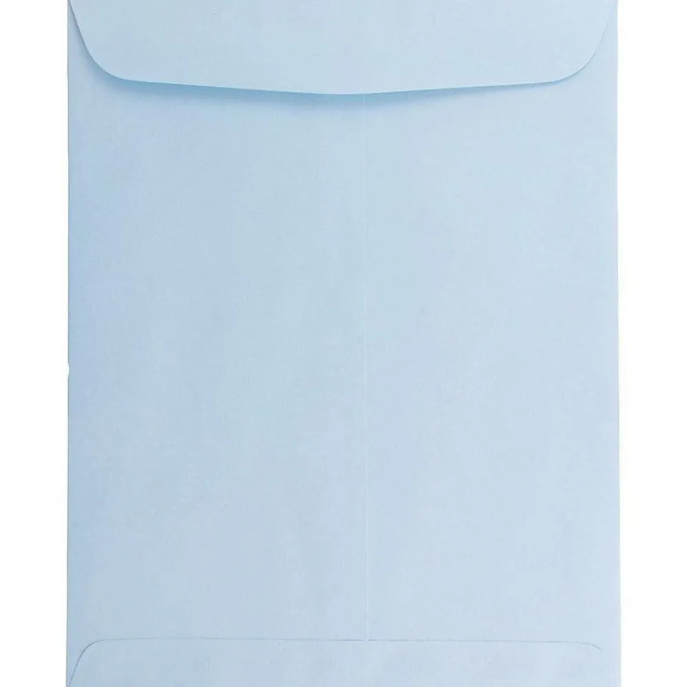Clearance JAM Paper 10" x 13" Open End Catalog Envelopes, Baby Blue, 10/Pack (1286188B)