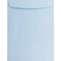 Online JAM Paper 6" x 9" Open End Catalog Envelopes, Baby Blue, 10/Pack (1285578B)