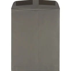 JAM Paper 10" x 13" Open End Catalog Envelopes, Dark Grey, 10/Pack (21285784B)
