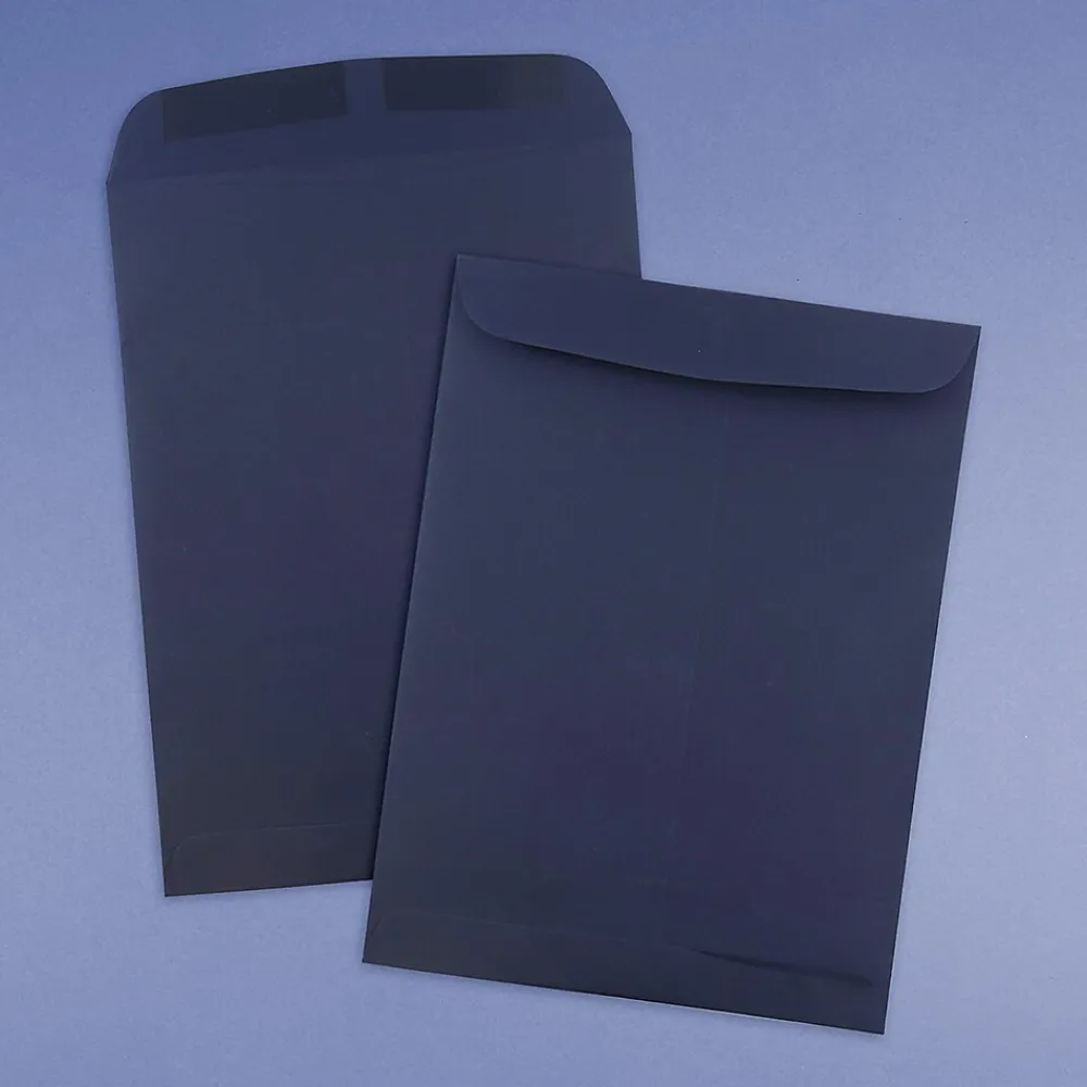 Hot JAM Paper 9" x 12" Open End Catalog Envelopes, Navy Blue, 10/Pack (51287431C)