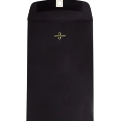 Clearance JAM Paper 6" x 9" Open End Catalog Envelopes with Clasp Closure, Black, 10/Pack (87915B)