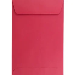 Discount JAM Paper 6" x 9" Open End Catalog Colored Envelopes, Red Recycled, 10/Pack (V0128139B)
