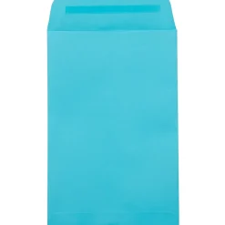 Hot JAM Paper 6 x 9 Open End Envelopes, Pool Blue, 500 Pack (1644-102-500)
