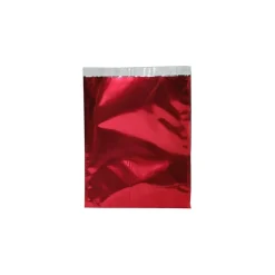 Discount JAM Paper 9 x 12 Open End Foil Envelopes with Self-Adhesive Closure, Red, 25/Pack (1323292)