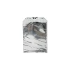 Sale JAM Paper 6.25 x 7.875 Open End Foil Envelopes with Self-Adhesive Closure, Silver Film Design, 100/Pack (01323281B)