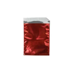 JAM Paper 6.25 x 7.875 Open End Foil Envelopes with Self-Adhesive Closure, Red, 100/Pack (01323272B)