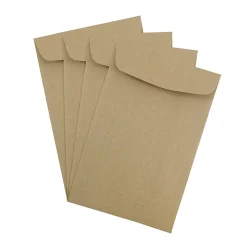JAM Paper 6 x 9 Open End Kraft Catalog Envelopes, Brown Kraft Paper Bag, 50/Pack (51286524i)