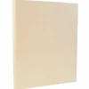 Card Stock*JAM Paper 8.5" x 11" Vellum Bristol Index Cardstock, 110lb, Ivory, 100/pack (169851G)