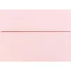 Outlet JAM Paper A7 Booklet Envelope 5 1/4" x 7 1/4", Baby Pink Pastel, 100/Pack (155627d)