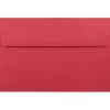 Clearance JAM Paper A9 Colored Invitation Envelopes, 5.75 x 8.75, Red Recycled, 50/Pack (14257I)