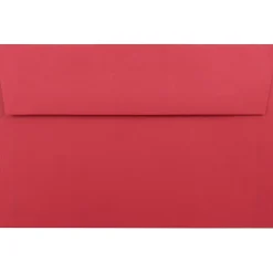 Clearance JAM Paper A9 Colored Invitation Envelopes, 5.75 x 8.75, Red Recycled, 50/Pack (14257I)
