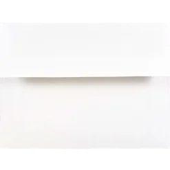 Discount JAM Paper A6 Foil Lined Invitation Envelopes, 4.75 x 6.5, White with Silver Foil, 25/Pack (82927)