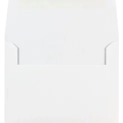 New JAM Paper A6 Invitation Envelope, 4 3/4" x 6 1/2", White, 250/Box (31820H)