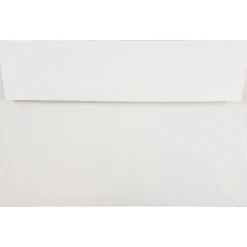 Clearance JAM Paper A9 Invitation Envelope, 5 3/4" x 8 3/4", White, 100/Pack (4023213C)