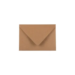 Hot JAM Paper A6 Invitation Envelope, 4 7/5" x 6 1/2", Brown Kraft Recycled, 100/Pack (63134660D)