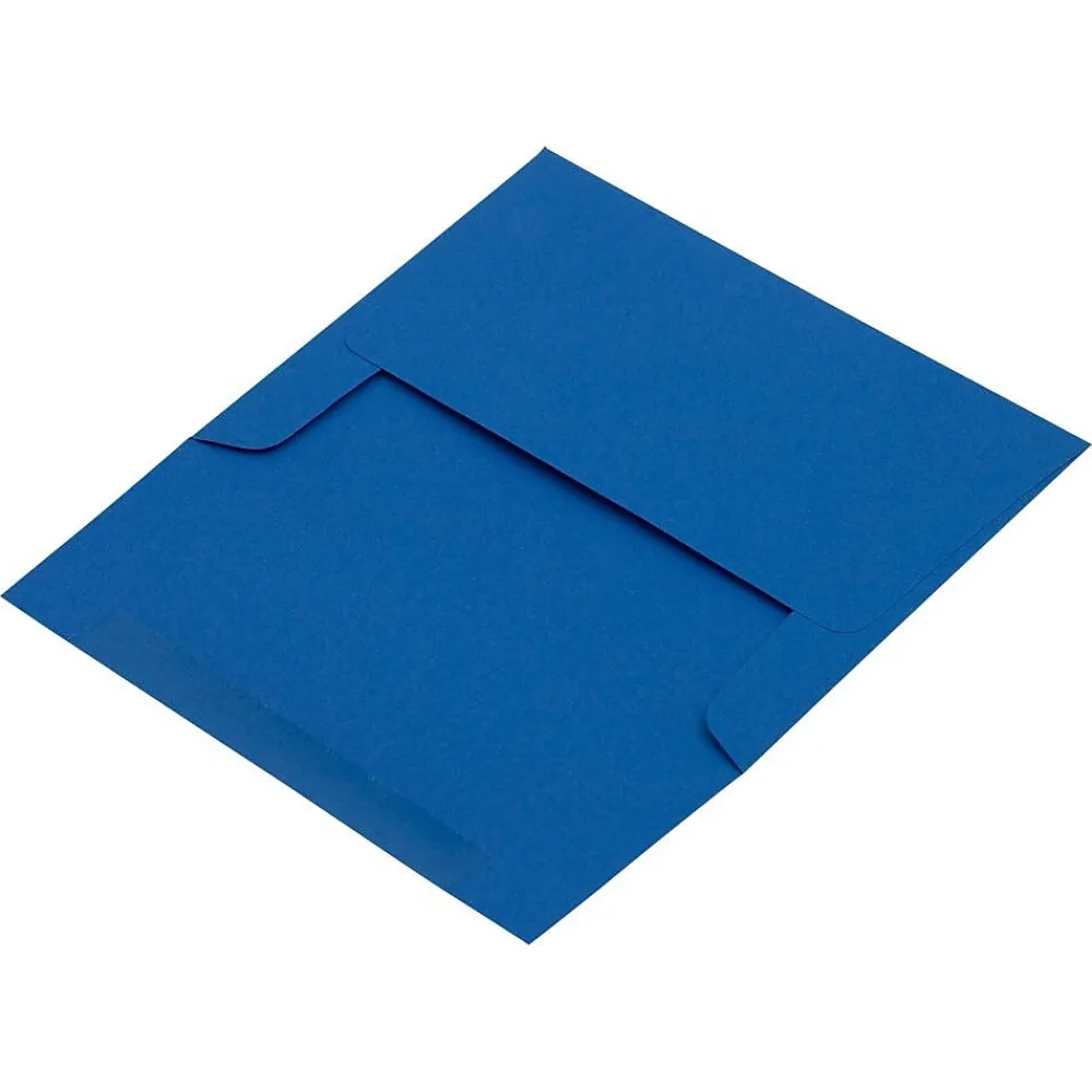 Online JAM Paper A2 Invitation Envelope 4 3/8" x 5 3/4", Presidential Blue, 25/Pack (563913396)