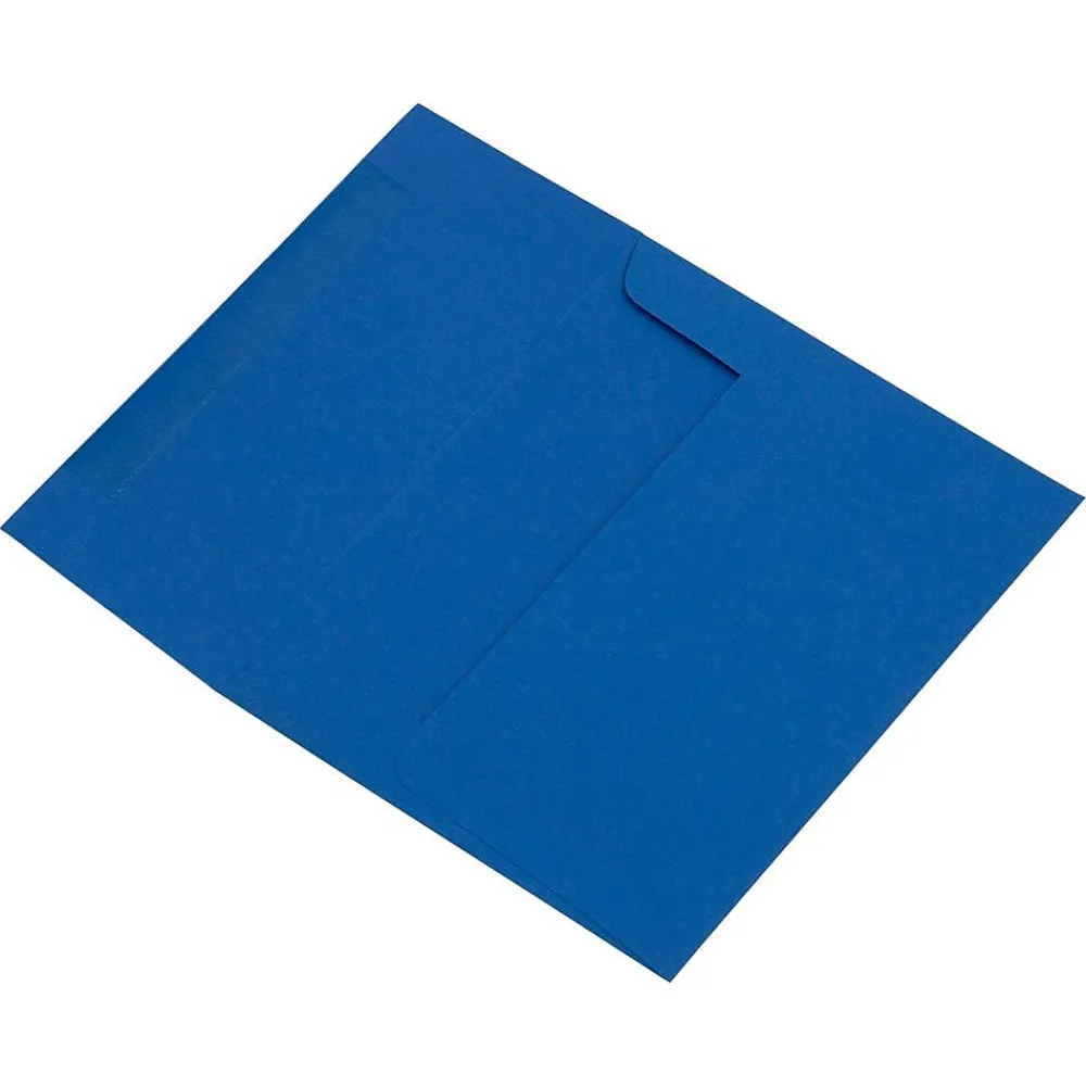 Online JAM Paper A2 Invitation Envelope 4 3/8" x 5 3/4", Presidential Blue, 25/Pack (563913396)